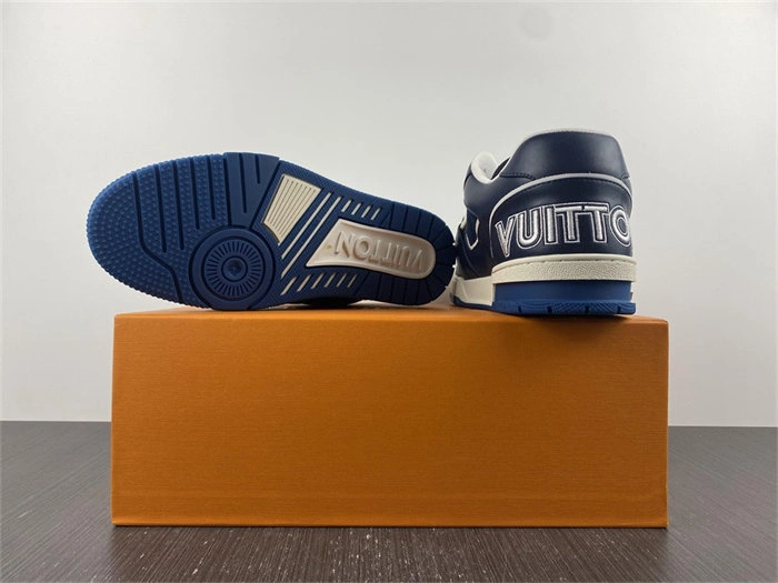 Luis Vitton Trainer Navy Mesh 1A9DEG EasyCare 2155